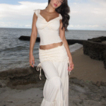 DENALI MAXI SKIRT - NEUTRAL : BONE