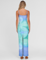 ARDON MAXI DRESS - BLUE : MACRO FLORAL : BLUE HIBISCUS - Image 7