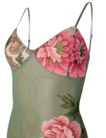 JULIANNA DRESS - GREEN : FLORAL : ROCCOCO FLORAL - Image 9