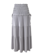 DENALI MAXI SKIRT - DOVE GREY - Image 8