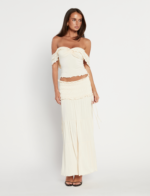 DENALI MAXI SKIRT - NEUTRAL : BONE - Image 4