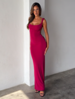 ZITA DRESS - RED : SALSA : DEEP RED - Image 2