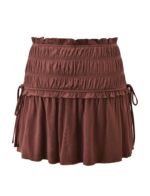 DENALI MINI SKIRT - CHOCOLATE - Image 7