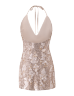 ZANA MINI DRESS - GOLD - Image 9