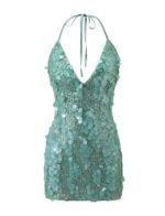 ZANA MINI DRESS - MINT - Image 8