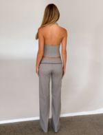 TERESIA PANT - GREY CHECK - Image 7