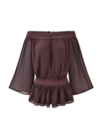 TESSIE PLAYSUIT - BROWN - Image 7