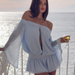 TESSIE PLAYSUIT - BABY BLUE