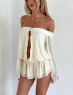 TESSIE PLAYSUIT - IVORY - Image 2