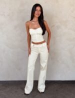 KITTIE PANT - CREAM DOT - Image 4