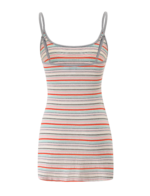 CELESTE MINI DRESS - MINTY STRIPE - Image 7