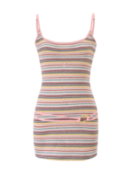 CELESTE MINI DRESS - MULTISTRIPE - Image 5