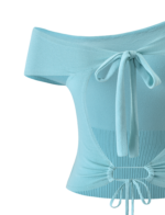 JASMINA KNIT TOP - BLUE - Image 8