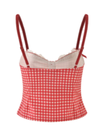EMMALINE BUSTIER - RED GINGHAM - Image 8
