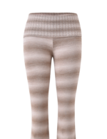 MARISSA FOLDOVER KNIT PANT - TAUPE OMBRE STRIPE - Image 9