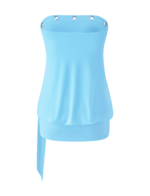 RAVENNA MINI DRESS - SKY BLUE - Image 8