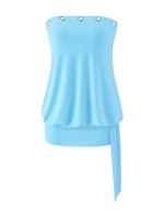 RAVENNA MINI DRESS - SKY BLUE - Image 7