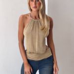EVANNA TOP - GOLD