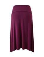 ALYSSA HI LO SKIRT - PLUM - Image 8