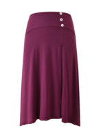 ALYSSA HI LO SKIRT - PLUM - Image 7
