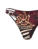 SHARLI BIKINI BOTTOM - MIXED ANIMAL PRINT - Image 7