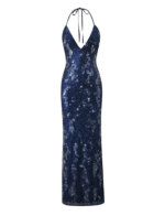 ZANA MAXI DRESS - NAVY - Image 7