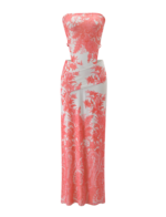 POPPI MAXI DRESS - CORAL TAPESTRY - Image 6
