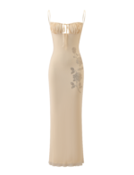 OPHELIA MAXI DRESS - CREAM - Image 9