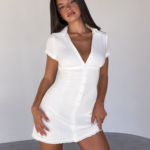 VALERIE MINI DRESS - WHITE