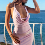 THARA MINI DRESS - BABY PINK