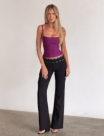 MIDORI BANDAGE TOP - PLUM - Image 3
