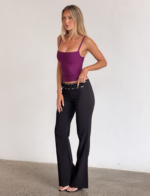 MIDORI BANDAGE TOP - PLUM - Image 4