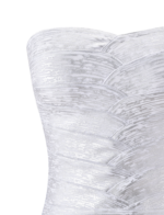 NIYA METALLIC BANDAGE TOP - LIQUID SILVER - Image 10
