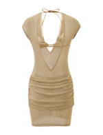 ZOSIA MINI DRESS - GOLD - Image 10