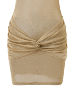 ZOSIA MINI DRESS - GOLD - Image 11