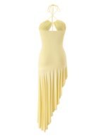 LILIE MIDI DRESS - BUTTER YELLOW - Image 9