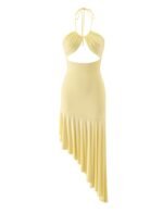 LILIE MIDI DRESS - BUTTER YELLOW - Image 8