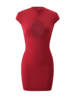 MILLS MINI DRESS - RED - Image 7