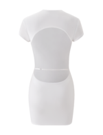 EMILY MINI DRESS - WHITE - Image 7