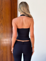 SYDEL BANDAGE TOP - BLACK - Image 4