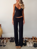 KAILI PANT - BLACK - Image 2