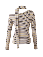 KIERSTEN SCARF TOP - MULTISTRIPE - Image 9
