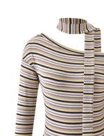 KIERSTEN SCARF TOP - MULTISTRIPE - Image 10