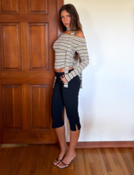 KIERSTEN SCARF TOP - MULTISTRIPE - Image 4