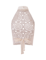 SYNTHIA CROCHET TOP - CREAM - Image 8