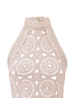 SYNTHIA CROCHET TOP - CREAM - Image 9