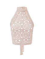SYNTHIA CROCHET TOP - CREAM - Image 7