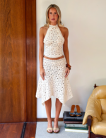 SYNTHIA CROCHET TOP - CREAM - Image 3