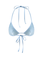 SOLAS SEQUIN BIKINI TOP - SKY BLUE - Image 7