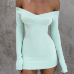 PARKER KNIT DRESS - MINT GREEN
